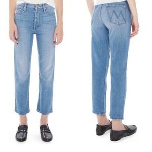 MOTHER The Tomcat Straight Leg Jeans World At My Feet Size 28 B2024